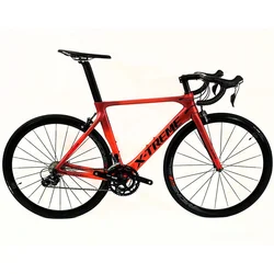 Carbon gravel bike 700CC tire Carbon Fiber Raod Bike Dynamic Sport hybrid road bike racing  Disc Brake adult road bicycle