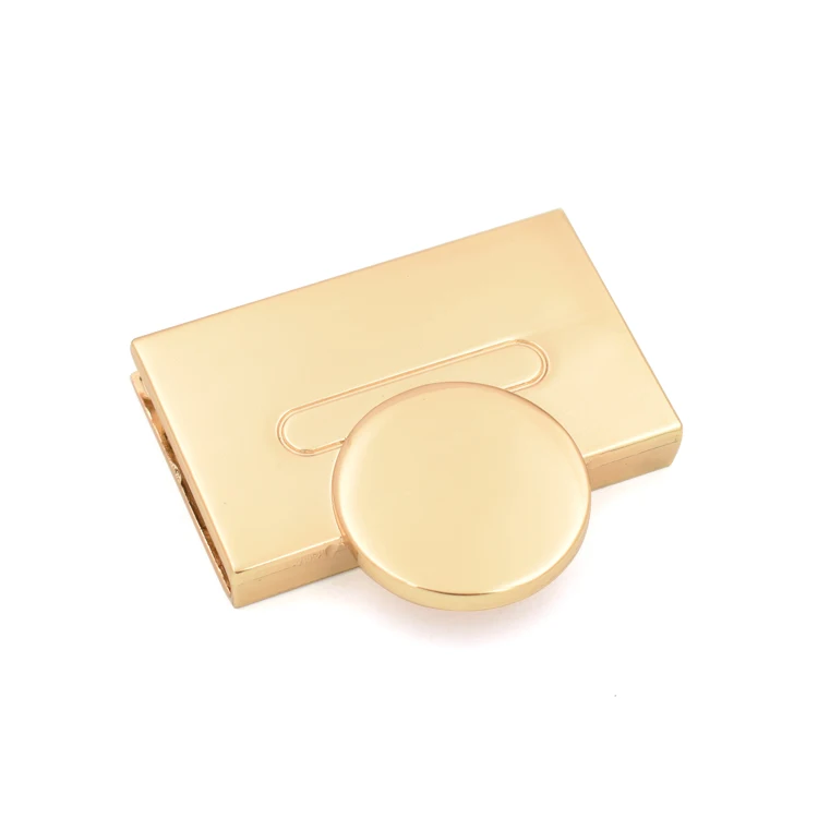 wholesale cheap bag accessories hardware purse anti theft magnet press lock  for bag