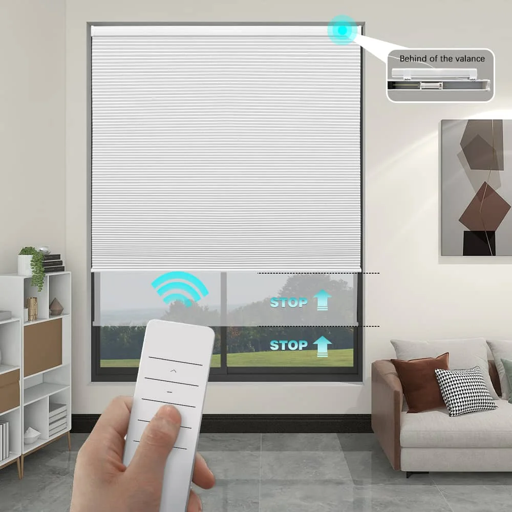 Xirui Motorized Honeycomb blinds