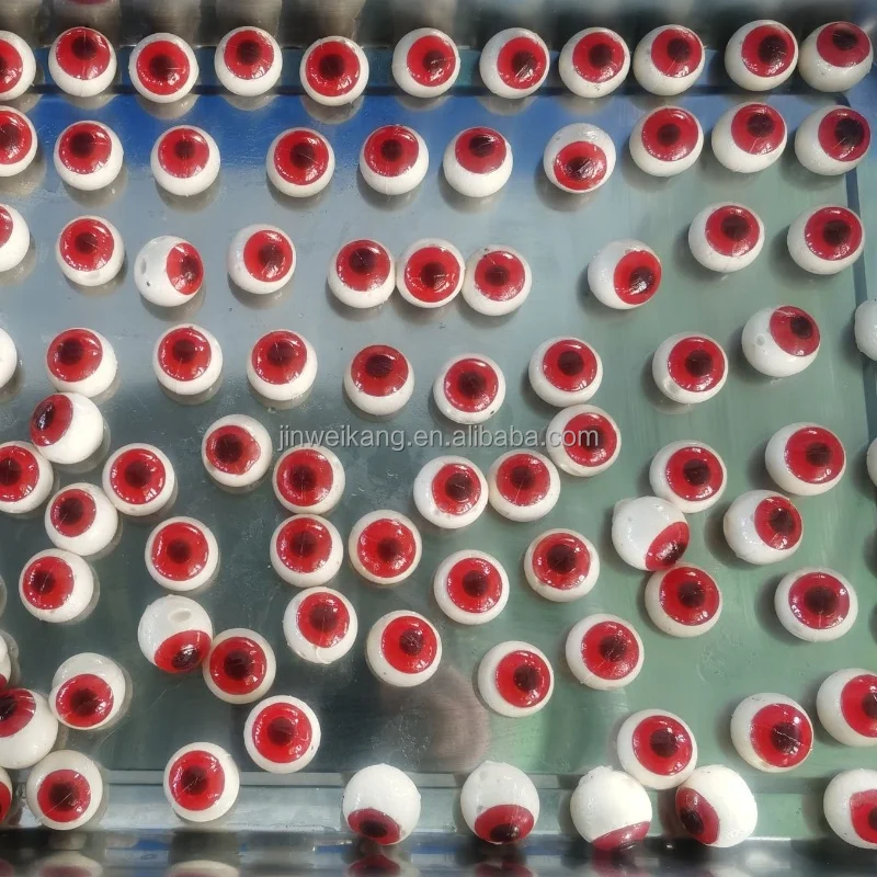 OEM/ODM round fudge and jam filled halal fudge ball fudge Sweets gummy chewy candy ball shape juicy candy with jam filling