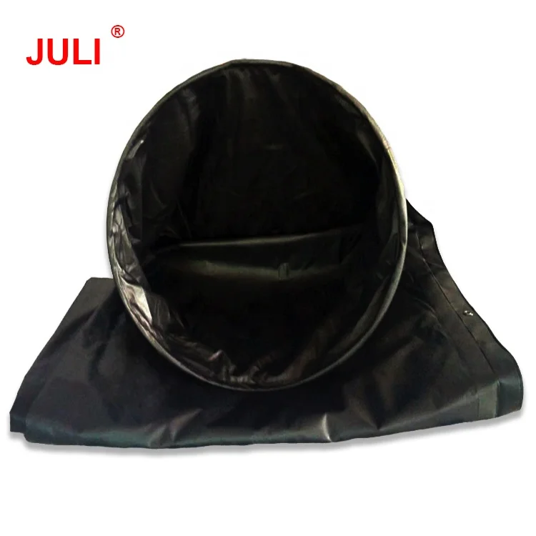 DIN75200 fire rated flexible layflat collapsible mining ventilation duct for coal mine