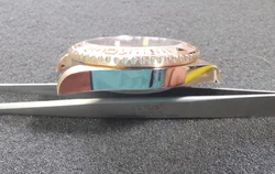 Модные части часов 40 мм сапфировое стекло CuSn8 Бронзовый чехол для погружных часов подходит для NH35A автоматический механизм