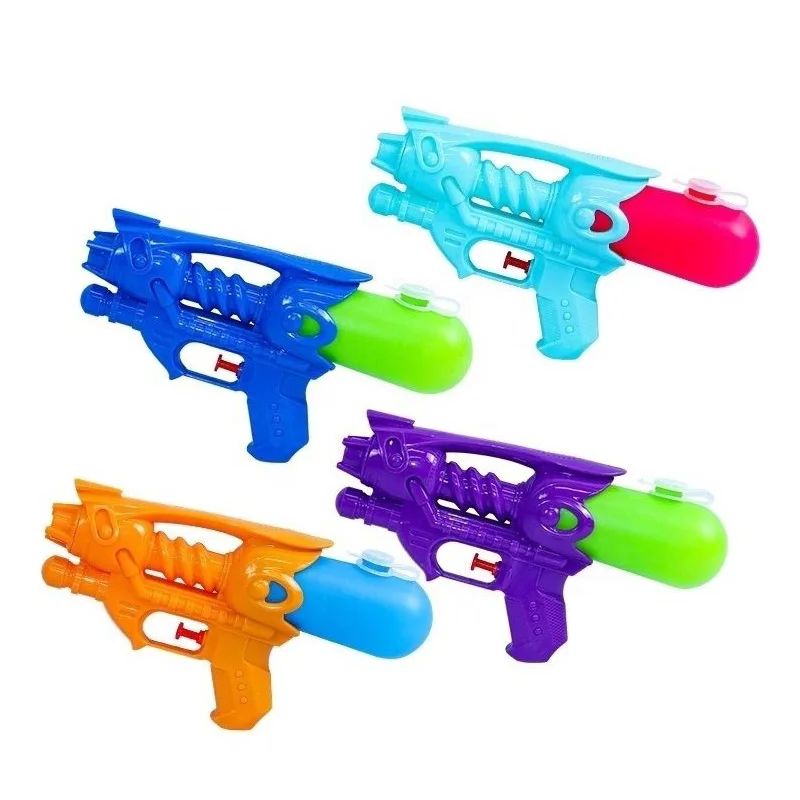 Outdoor Summer Funny Children Holiday Game Garden Party Plastic Colorful Toys Small Water Squirt Gun Toy For Kids