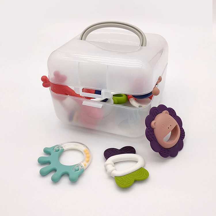 Оптовая Продажа с фабрики, дешевый детский набор для прорезывания зубов, От 1 до 3 лет погремушка для младенцев, игрушки для малышей