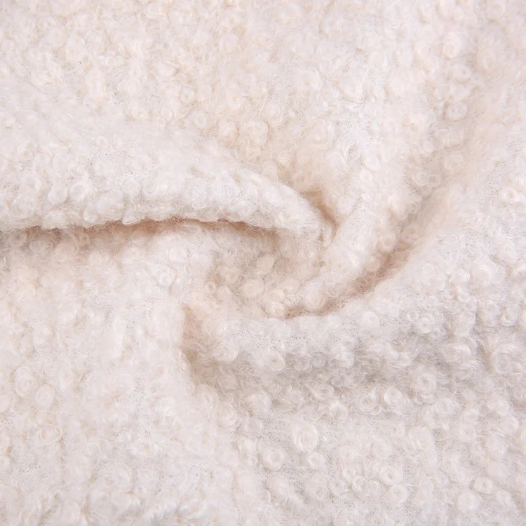 
China fabrics manufacturers 100 polyester fleece teddy fabric custom color 