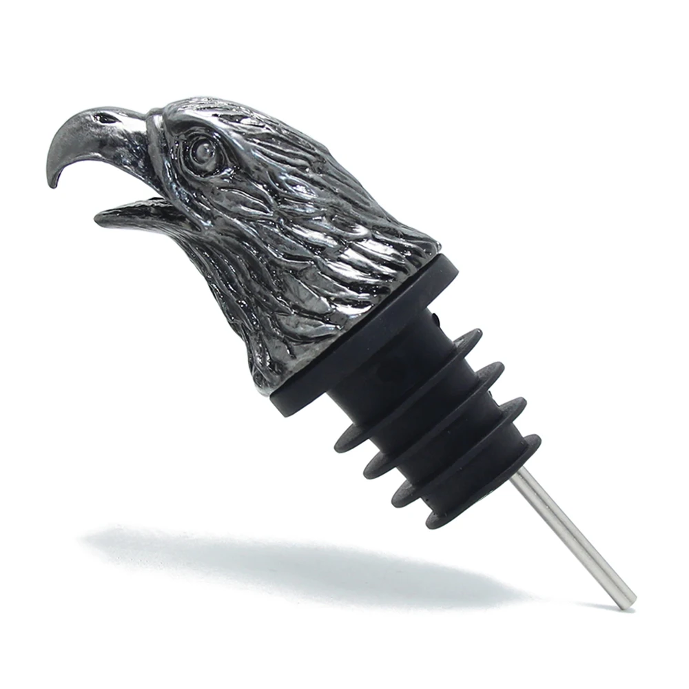 Eagle Wine Stopper Wine Olive Oil Pourer Drink Bar Tool Spout Bar Accessories Straw Animal Head Dispenser Bottle Wine Pourer