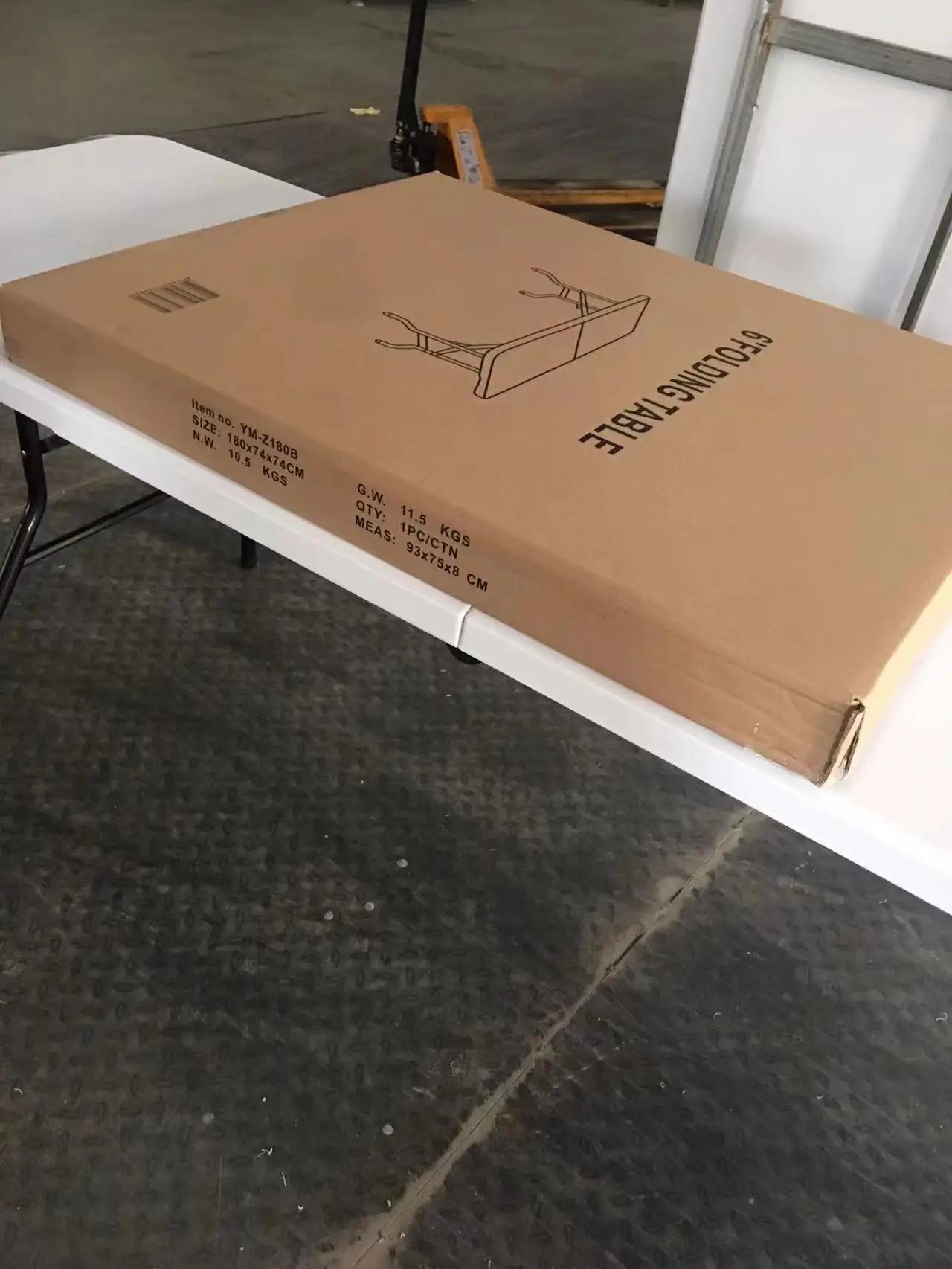 high quality folding table factory plastic folding tables and chairs Wedding School Canteen Meeting 6ft folding tables