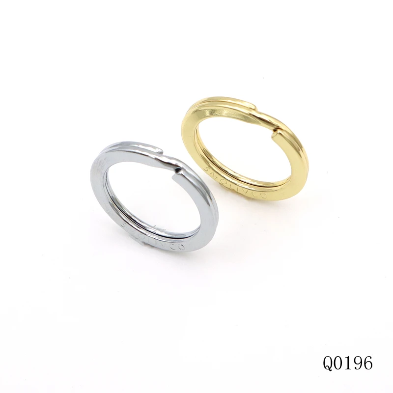 logo key ring hardware metal engraved wholesale engraved custom key rings with logo