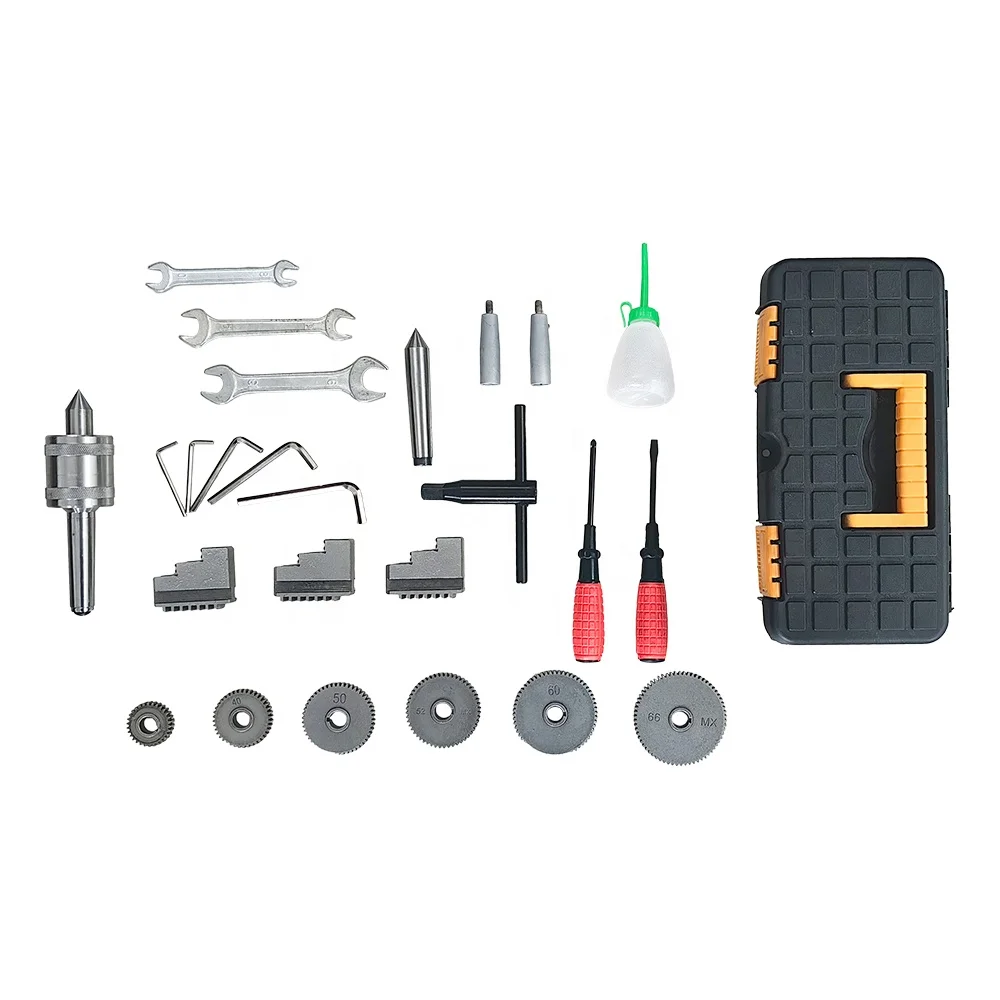 Humanized Design 4-Way Tool Post Metal Work 220v Mini Metal Manual Lathe 800mm Machine