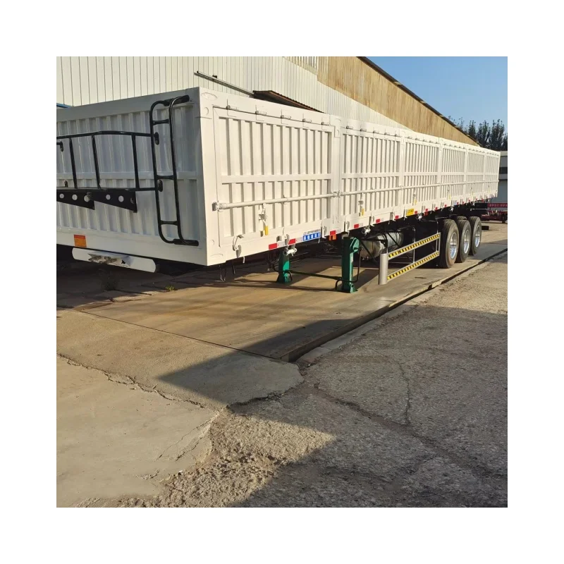 3 Axles Side Dump Semi Trailer truck side wall tipper dump truck Hydraulic Dump Trailer for sale