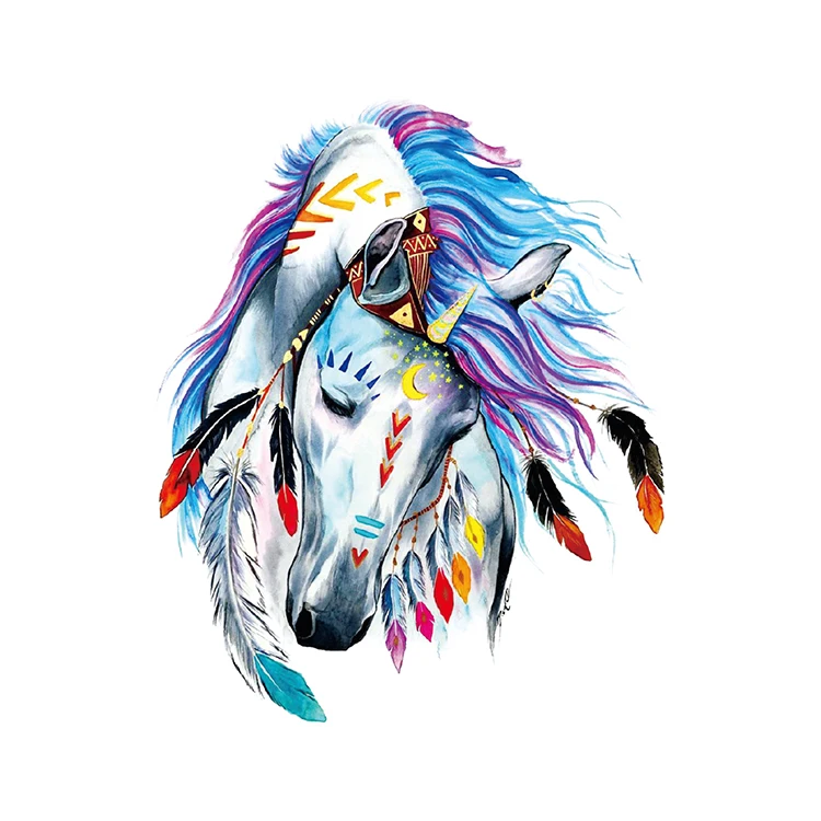 Модные художественные наклейки на руку для влюбленных классные Временные татуировки с рисунком волнистые в виде зверя