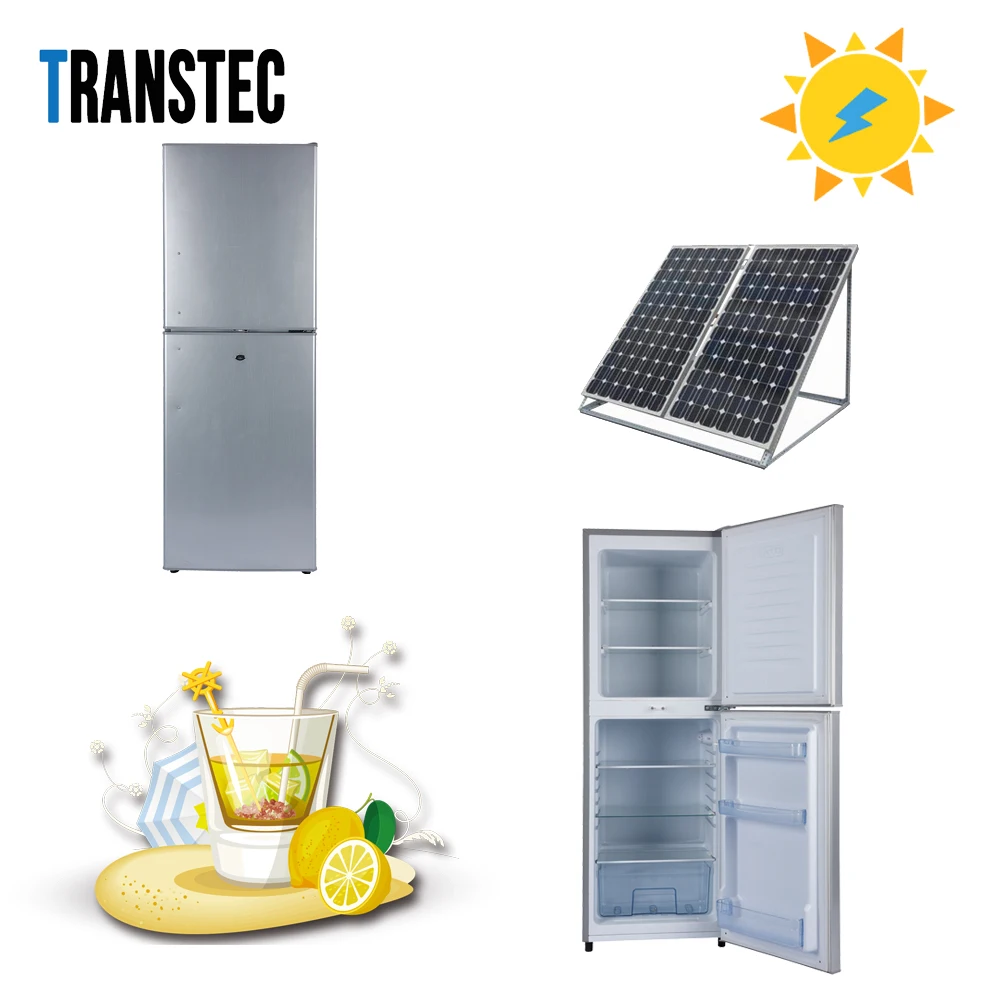 Large-capacity Energy-saving Solar Refrigerator  Freezer Fridge  BCD-198