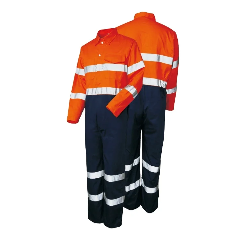 professional high quality hot sale high visibility reflective safety stitching color workwear with heavy duty zip and pockets