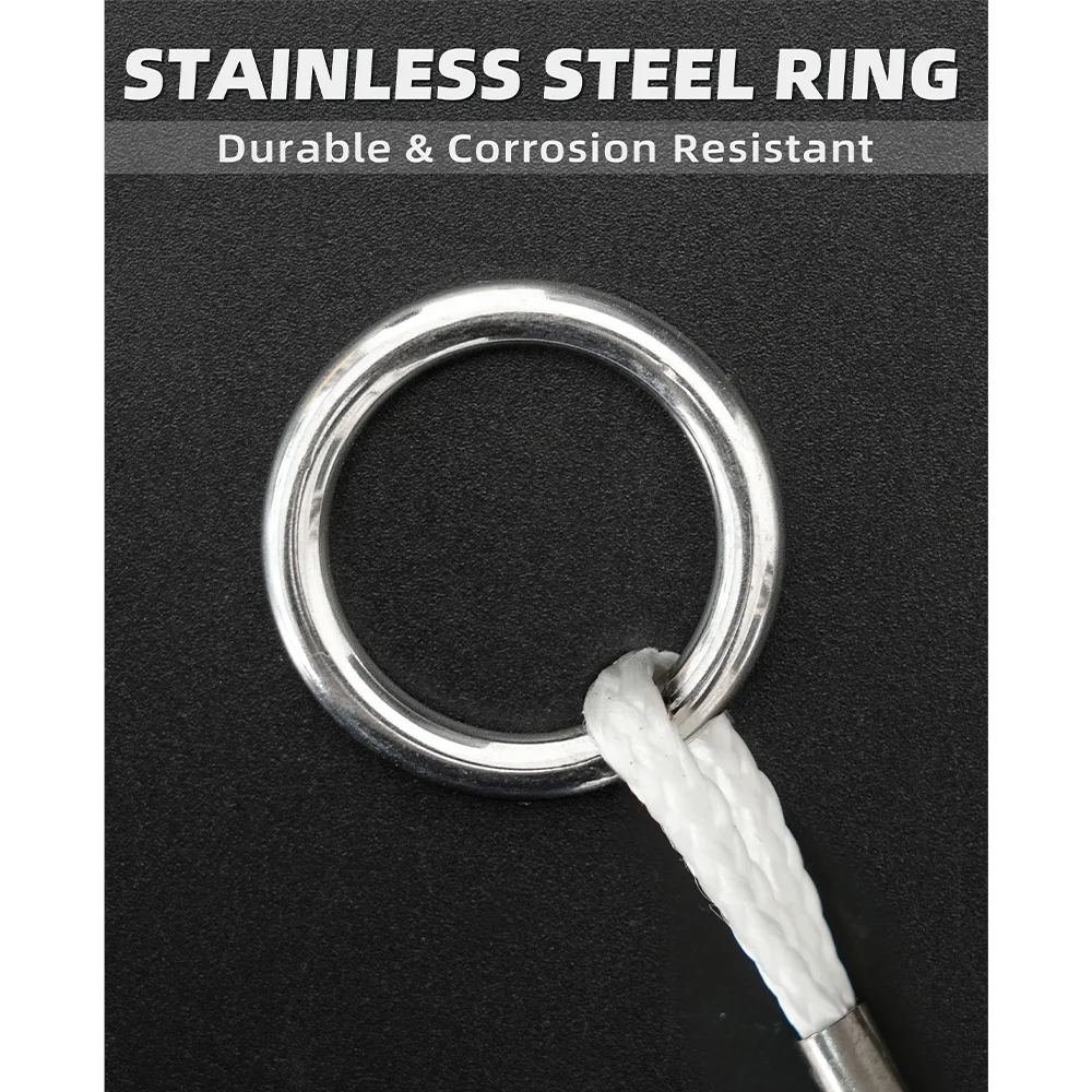 Fishing Tackle Stringer Clip Fish Lock Stainless Steel Rope Fish Lock