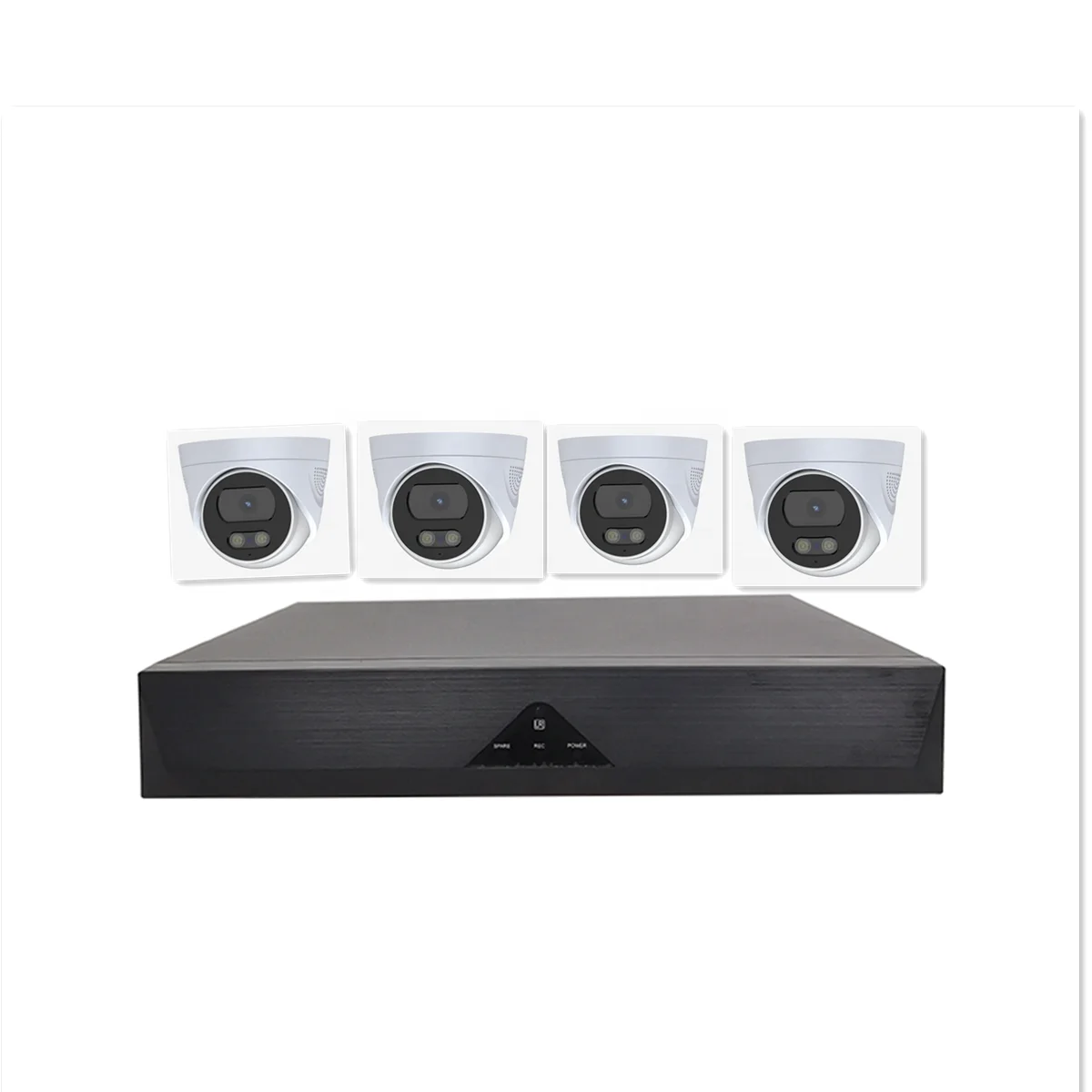 4ch 3mp 5mp xmeye app outdoor dome camera WATERPROOF camera system POE NVR KIT