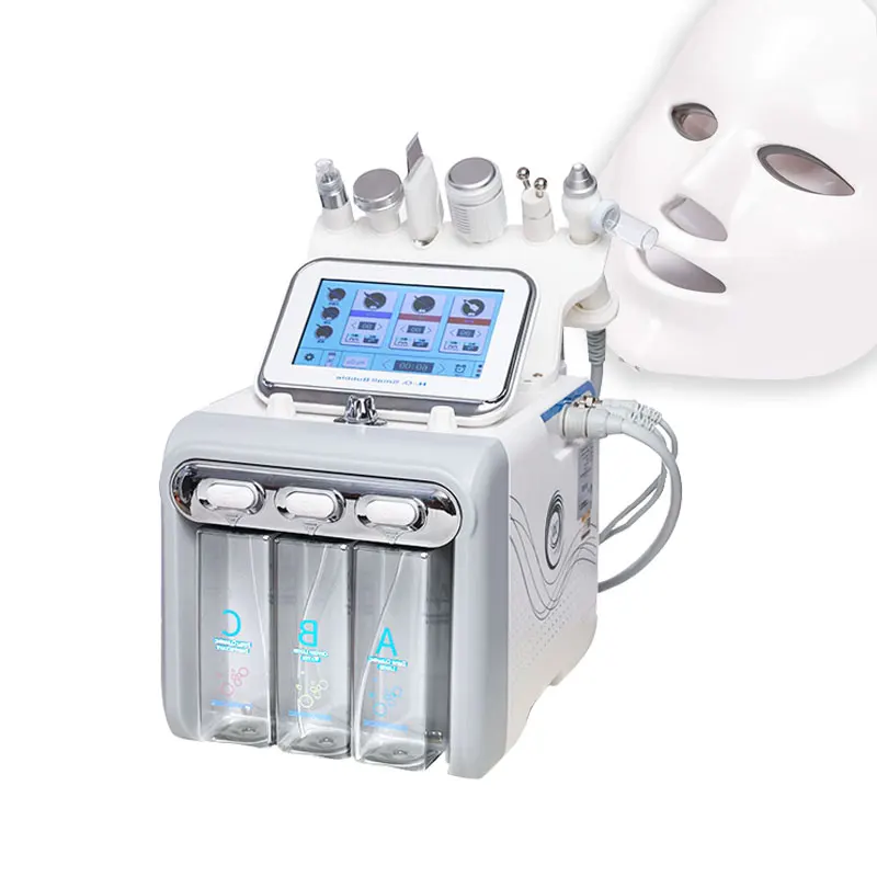 Beauty Salon Equipment 7 In1 Aqua Peeling Rf Face Lifting Machine Hydrodermabrasion Machine Multifunction Facial Machine