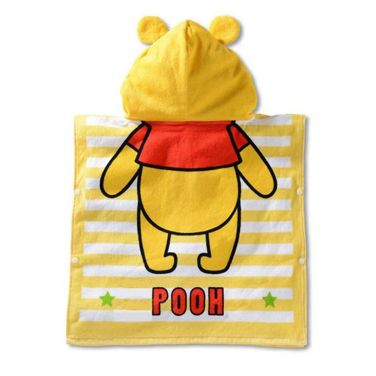 Kids Boy Hooded Towel Mickey Bathroom Beach Towel 100% Cotton Poncho Hooded Towel