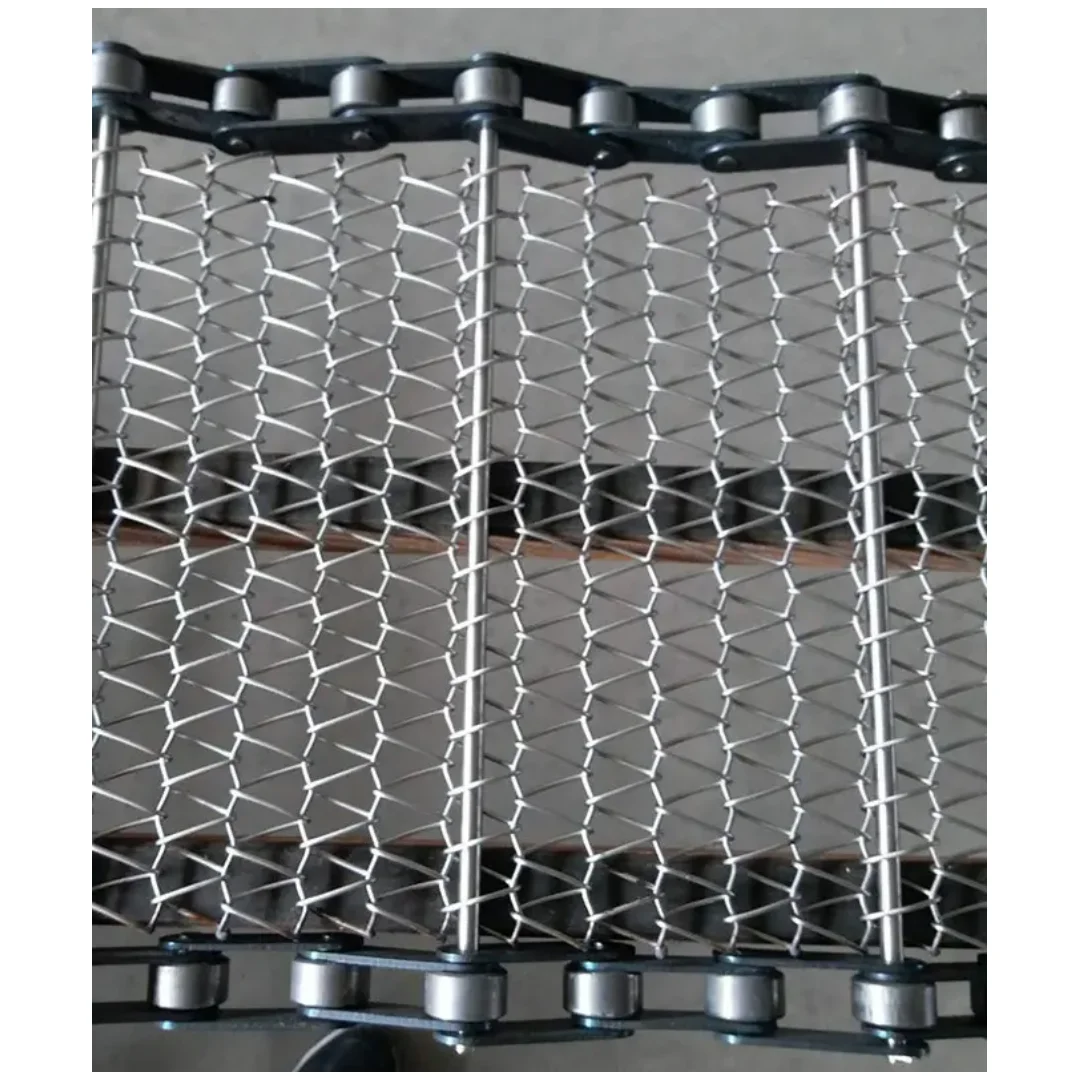 Stainless Steel Chain Mail Wire Mesh Conveyor Belt for instant noodle making machine