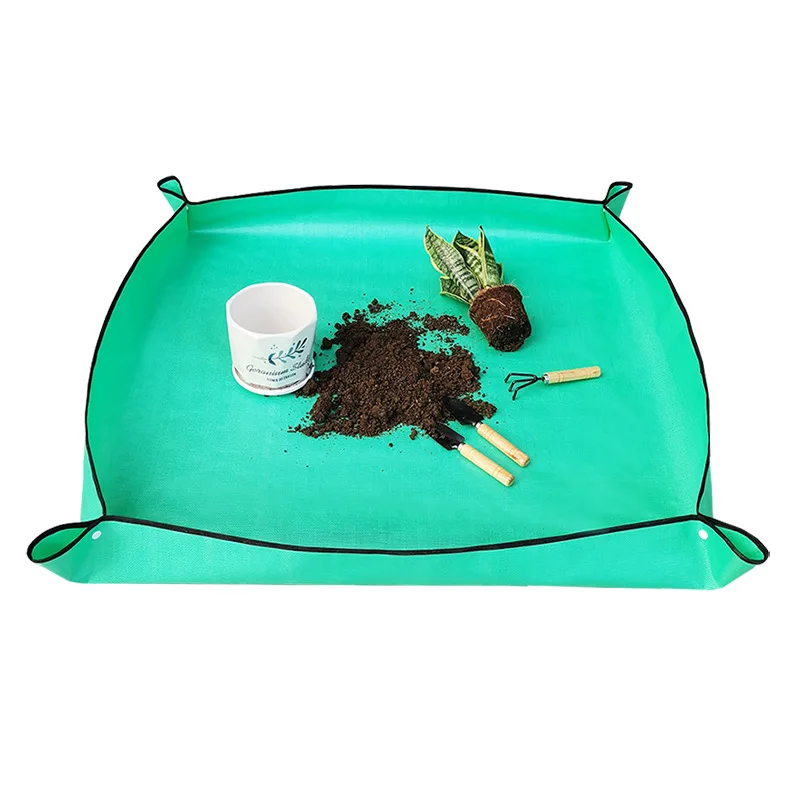 DD2325  Thickened Foldable Waterproof Bonsai Tray Mat Transplanting Pad Mess Control Dirty Catcher Gardening Plant Repotting Mat