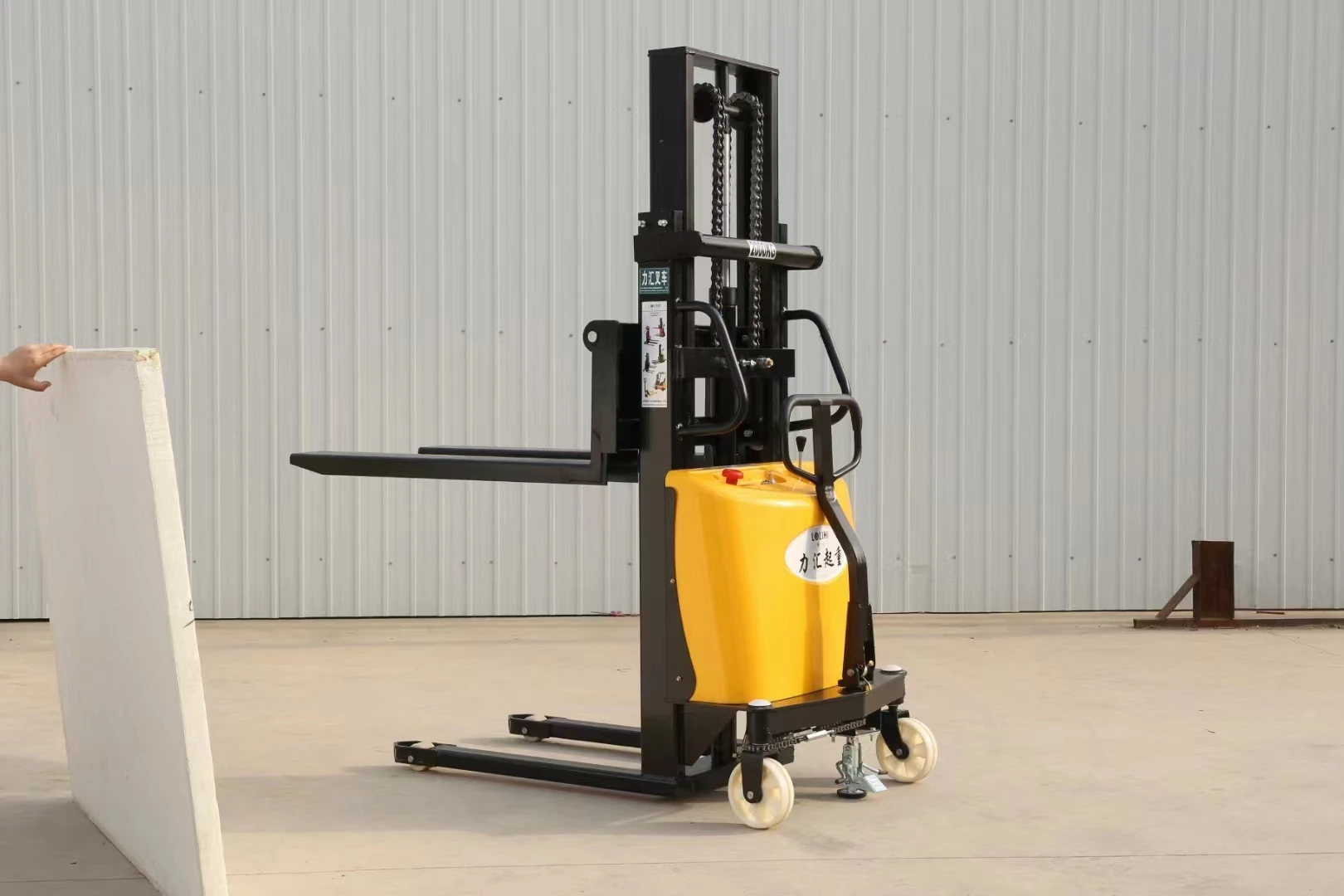 Stacker Arcade Game Machine Semi Electric Walking Semi-Electric Stacker 1T*1.6M