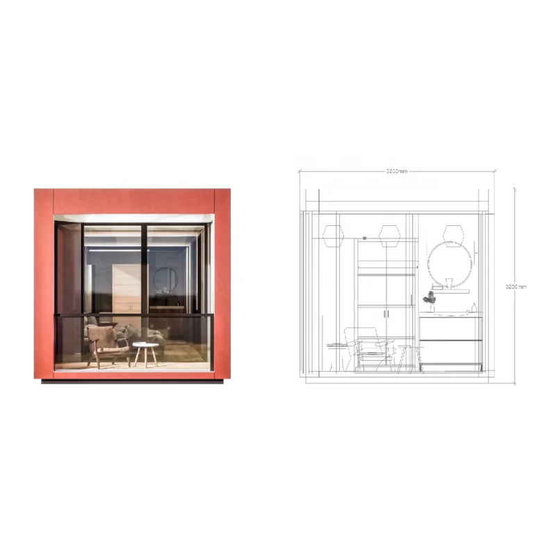 Plan design details drawings shop drawings of structure 3D animation Rendering Building scale model.