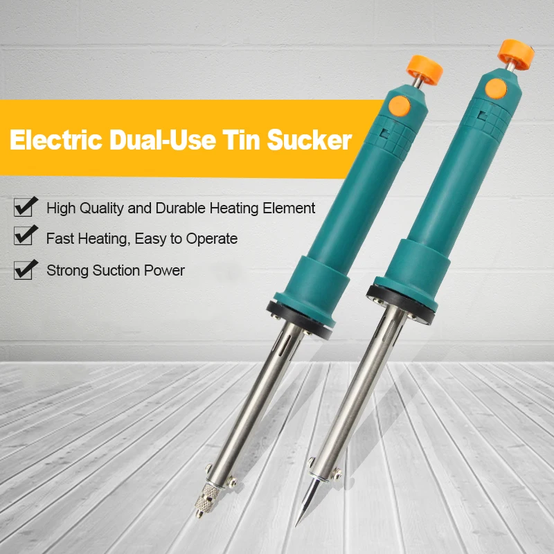 SY365-8 Solder Sucker 36W Welding Repair Tool Tin Melting/Tin Suction Dual Purpose Electric Solder Sucker Desoldering Pump