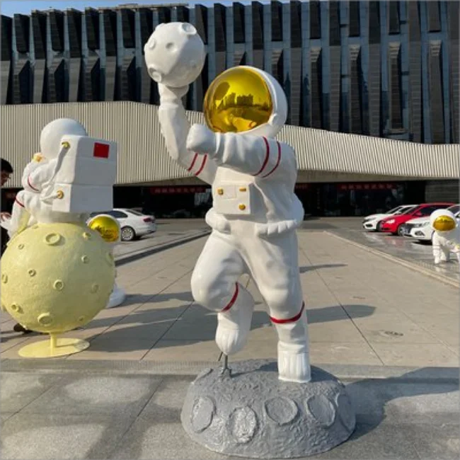 Fiberglass Action Figures Statue Sculpture Art Other Landscaping & Decking Outdoor Sculpture Resin Crafts