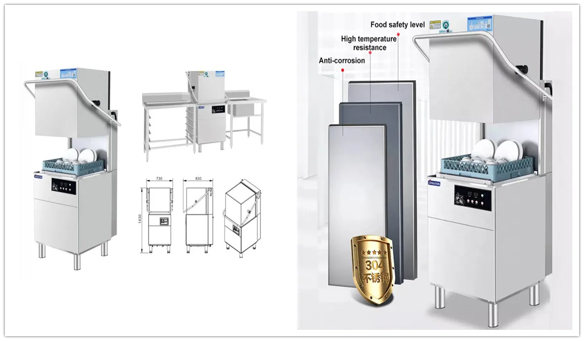 Smart Freestanding Stainless Steel Dishwasher with Electric Power  Hotel Grade Lave Vaisselle/Lavavajillas