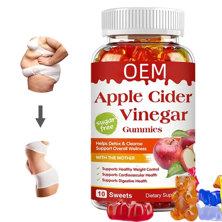 Hot Sale OEM  apple cider vinegar slimming capsule for weight loss tablets strong slim Cider Vinegar Keto Bear Gummies