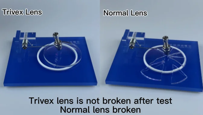 High Index 1.558 Trivex UV420 Blue cut Photogrey  Photochromic Lens Resin lenses