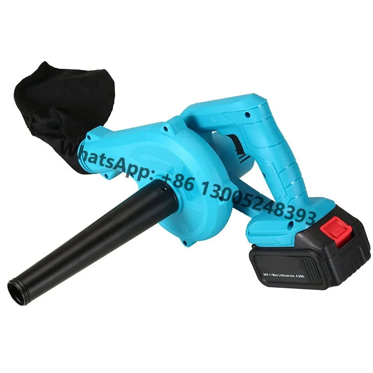 Power Tool 3.0Ah Li-ion Battery Cordless Jet Fan Blower Handheld Garden Air Leaf Blower 21V Industrial Electric Air Snow Blower
