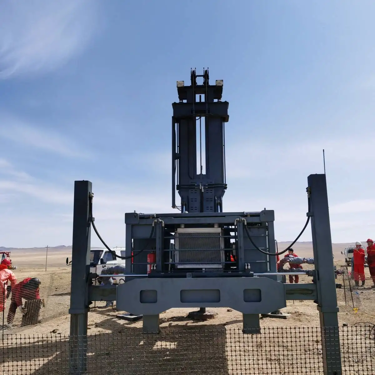 Full Hydraulic petroleum equipment Automatic Swabbing Rig oil