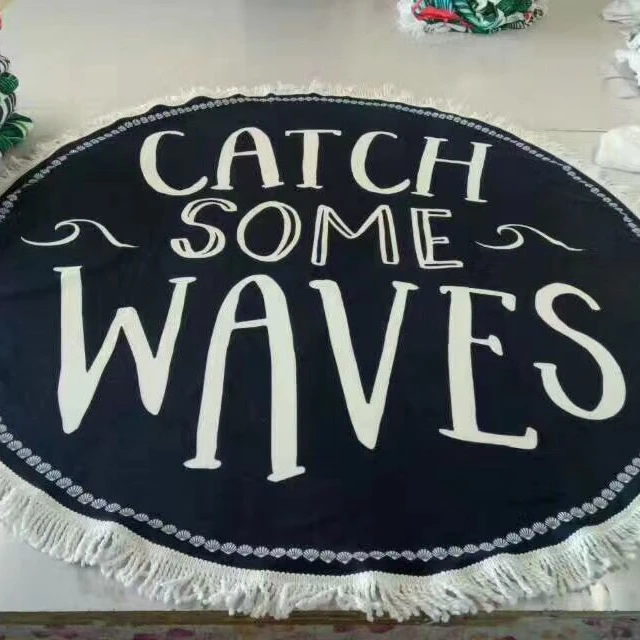 Round Towel Donut Round Beach Towel 100% Cotton Roundie Circle Beach Blanket Gigantic Terry Round Towel