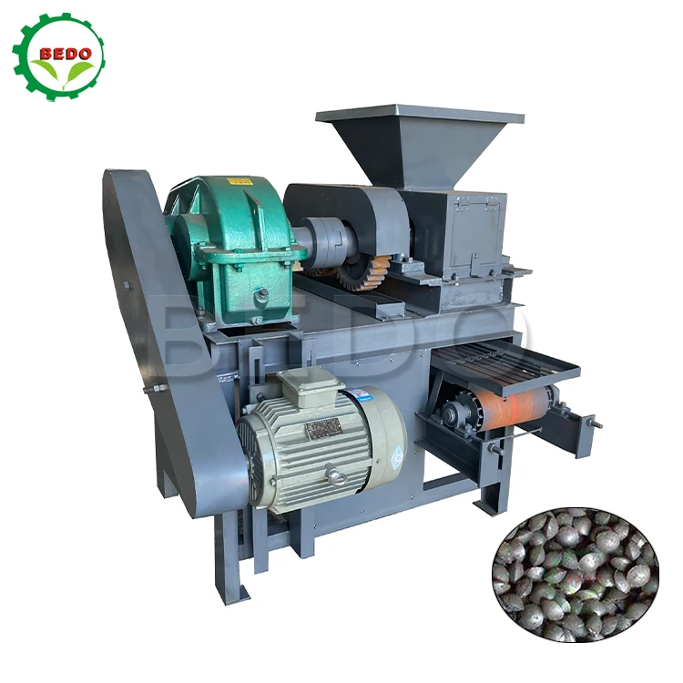 Approved Roller Ball Press Pillow Shape Charcoal Briquette Machine Coal Charcoal Oval Shape Briquette Making Machine