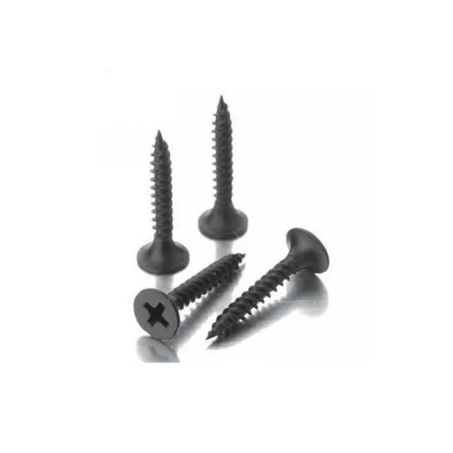 Haiyan black fine thread drywall screw manufacturer supply bugle head black gypsum board screw drywall screw