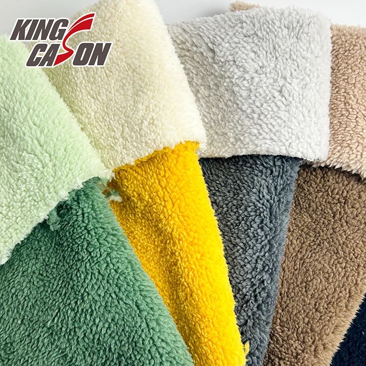 100% Polyester Sherpa and Sherpa Bonded Jacquard New Type Fabric For Blanket Pillow cover Toy Home Textile