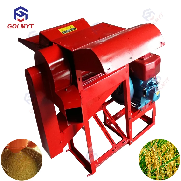 Electric complete factory price rapeseed threshing machine/hot sale Millet Threshing Machine