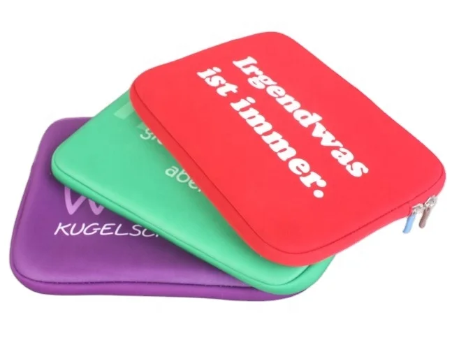 Portable Notebook Laptop Tablet sleeve anti-Scratch anti-shock neoprene Soft Case for MacBook Air Pro Ultra slim Zipper Bag