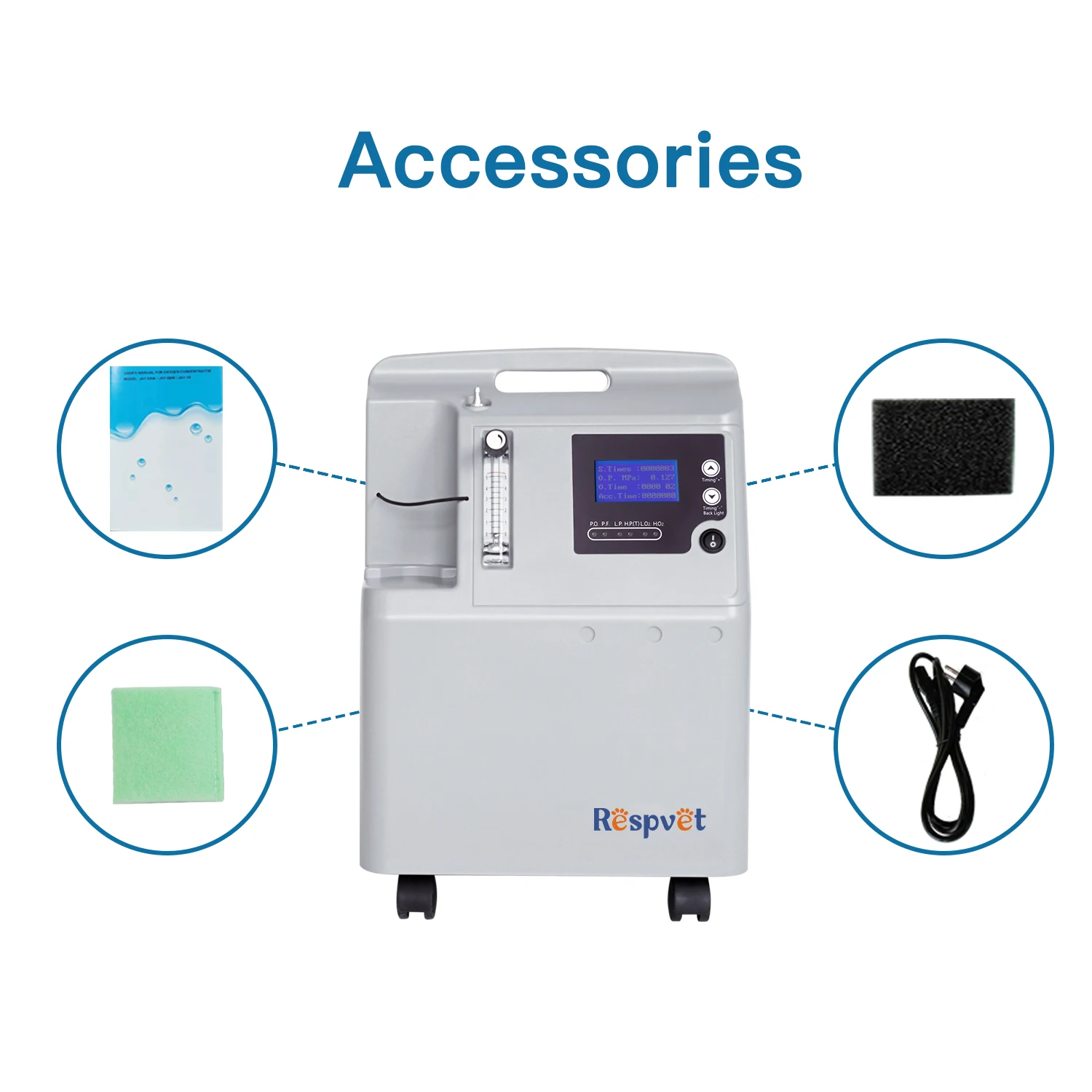 Pet Clinic Oxygen Therapy 5L Psa Veterinary Medical Oxygen Concentrators Vet Oxygen Generator