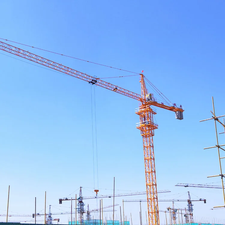 HST7026 tower crane 70m jib  price 12ton tower crane for sale