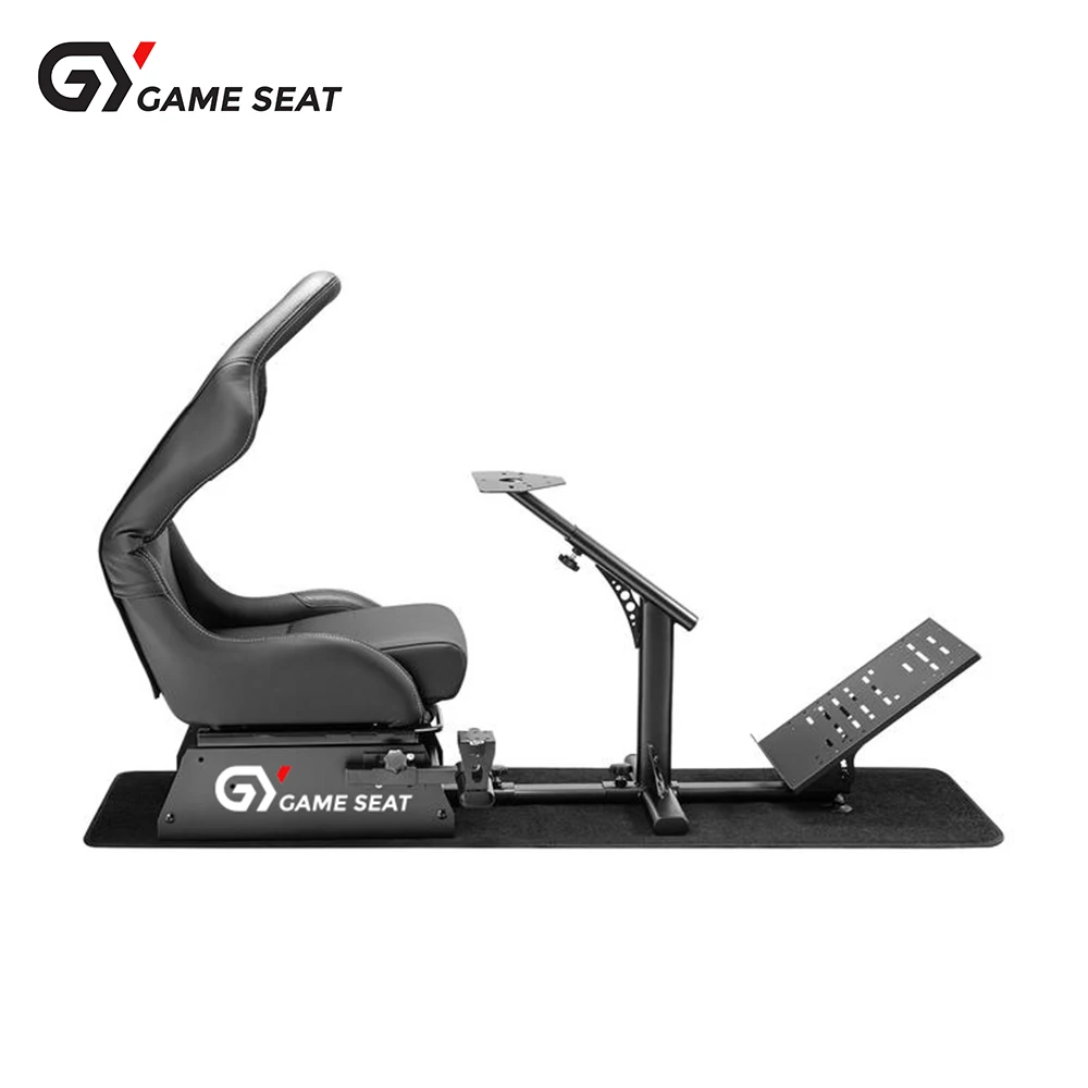 GY013 Gaming f1 Logitech G25 G27 racing simulator with gear shifter holder adjustable racing seat simulator