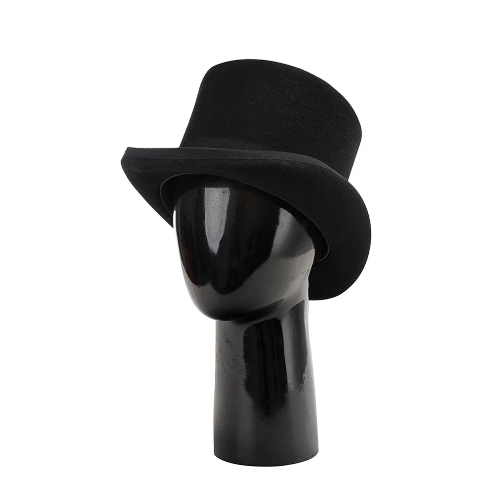 High Quality Wholesale Wool Felt Hat Black Fedora Hats for men