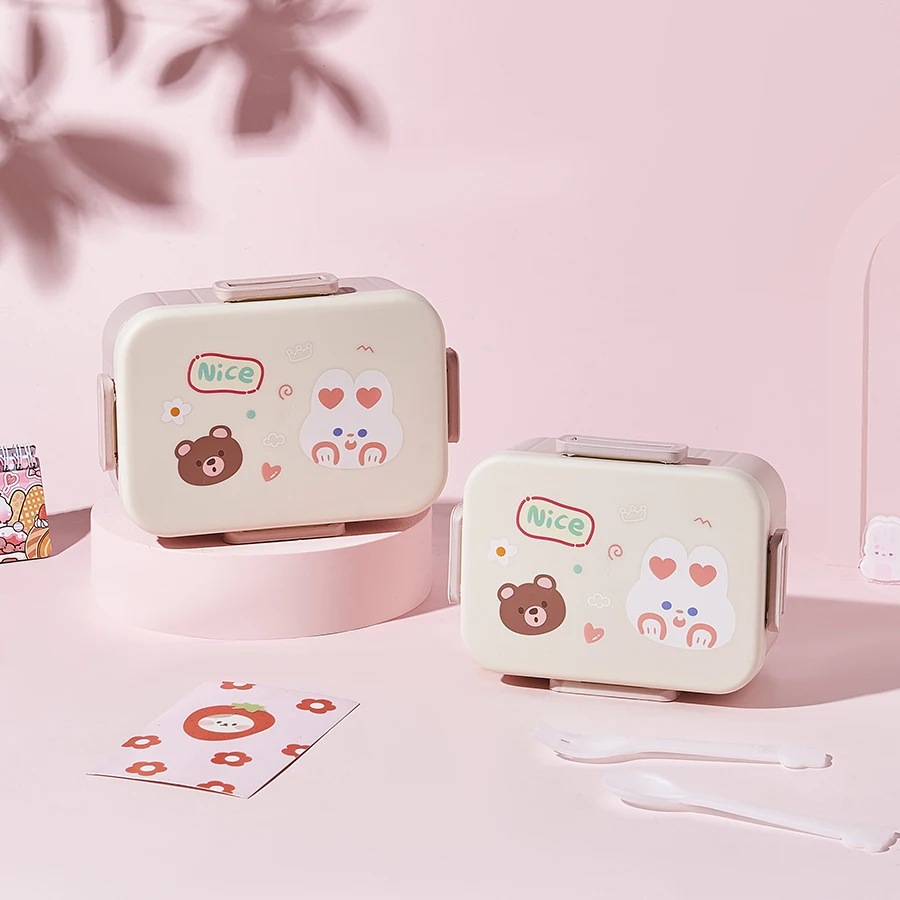 Portable Lunch Box Children Student Bento Box Custom Food Warmer Box