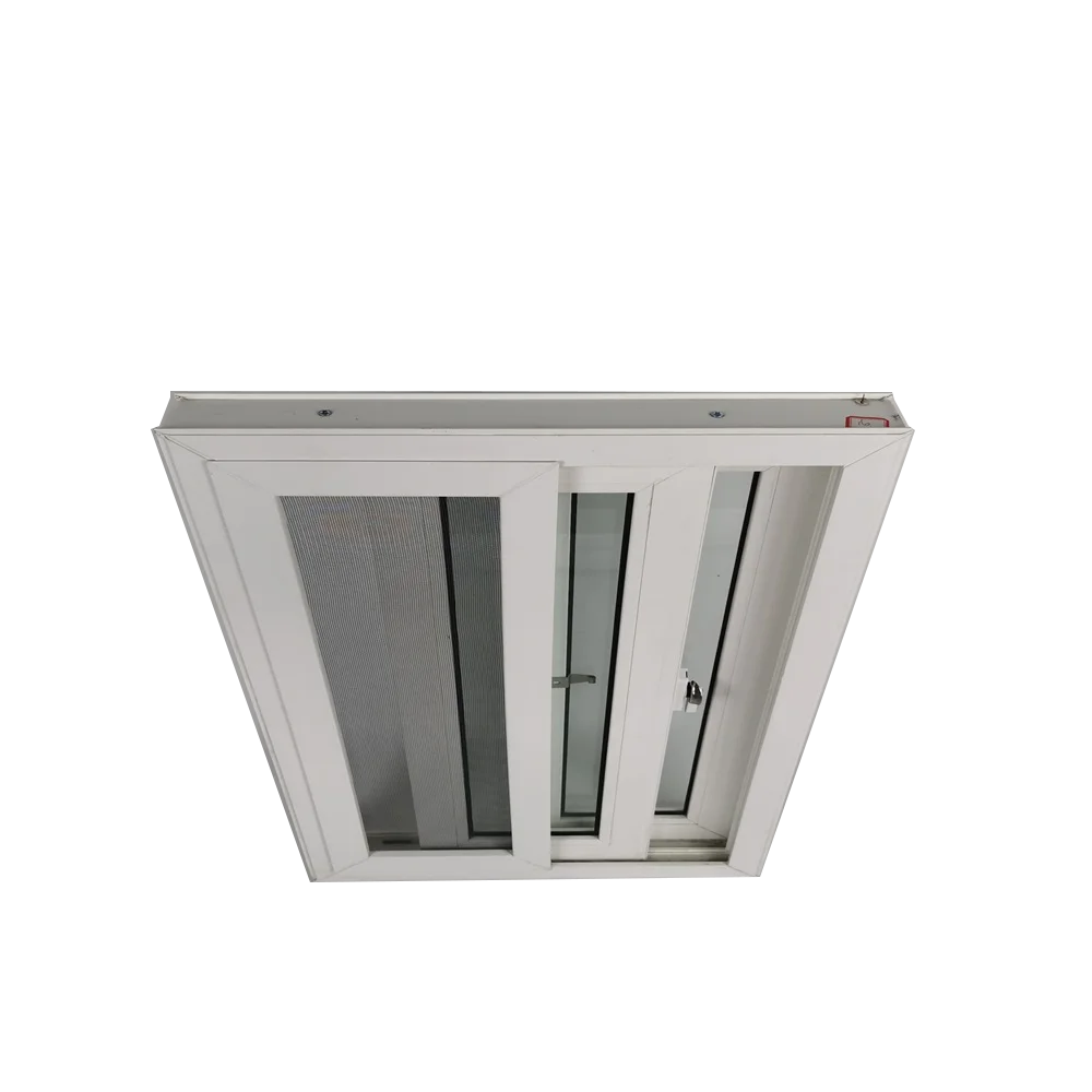 Sound proof Reflective roof replacement hurricane impact Safety glass Pull up 36 x 48 sliding window with security grill bars