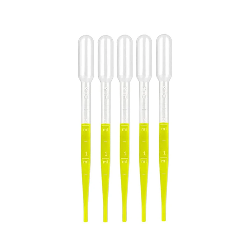 Laboratory disposable transparent plastic dropper transfer pipet pasteur micro pipettes