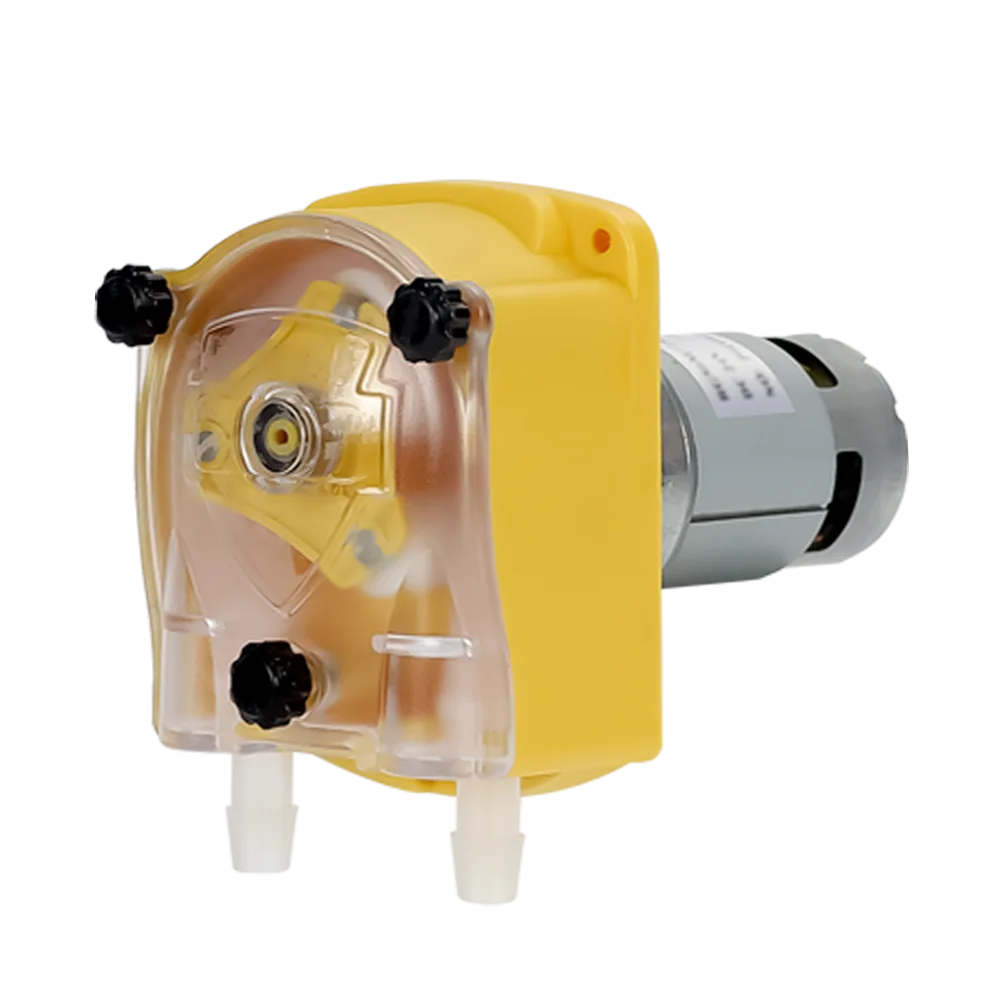 JIHPUMP High Pressure Small Mini Micro Peristaltic Pump Low Price High Accuracy for Water Liquid Dosing Gel Dispensing Transfer