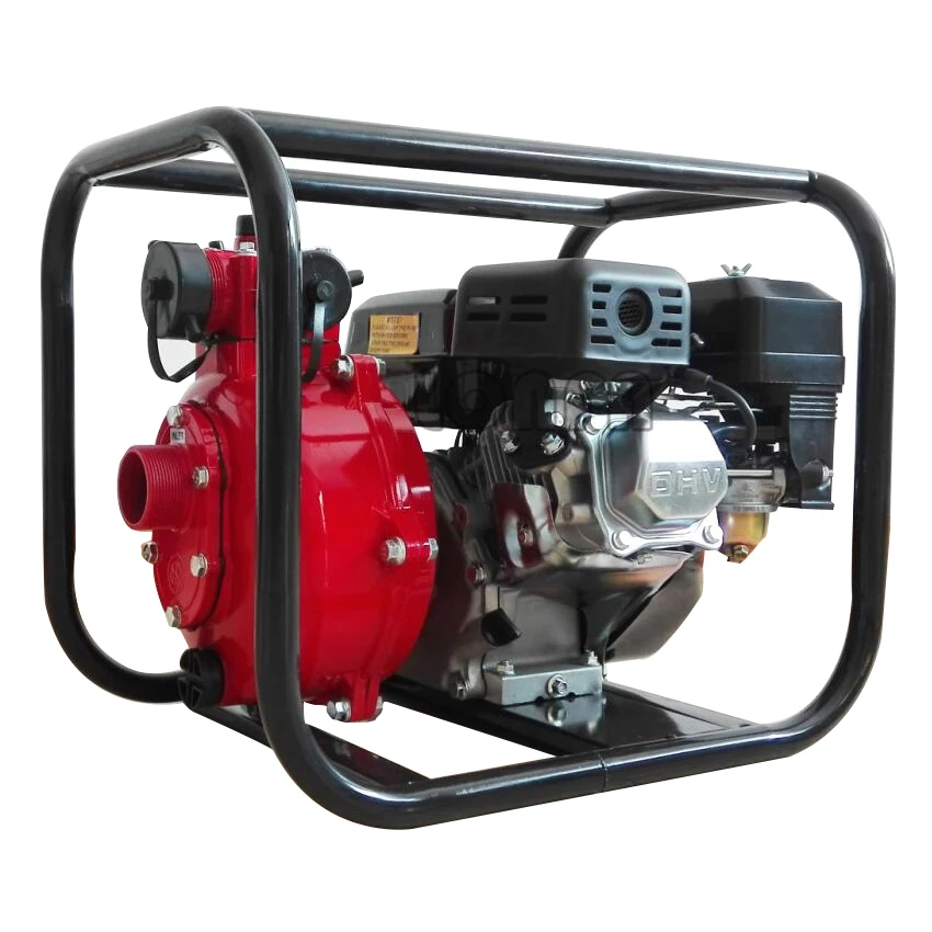 Small Portable 2 inch 7hp 212 cc High Pressure Water Pump Gasoline ,WH 20 Dual Impellers Fire Fighting Water Pumps