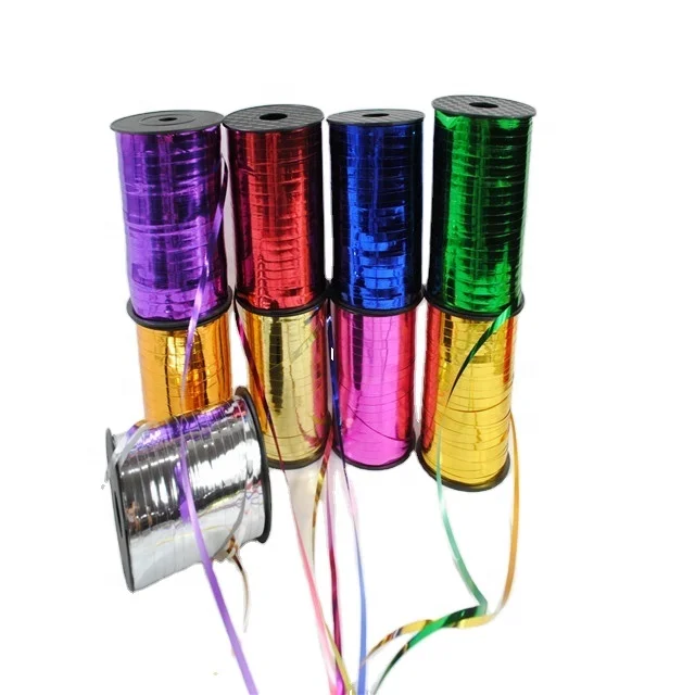 pp metallic balloon curling ribbon
