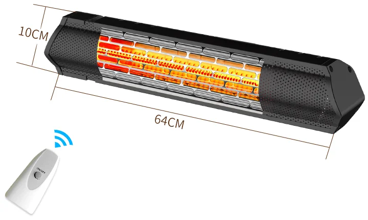 Indoor Electric Room Heater Infrared Outdoor halogen patio heater