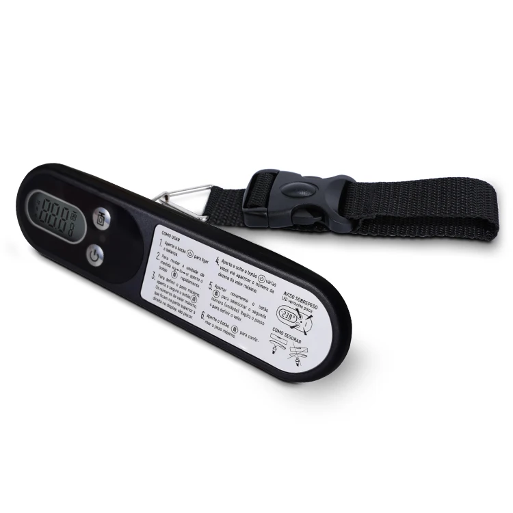 Suitcase Hanging Luggage Scale 50kg ABS Material Fishing Scale New Capacity Portable Digital Travel Auto On/off,weight Measuring